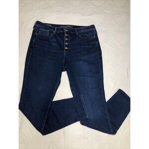 New Universal Thread Womens Jeans High Rise Skinny 18/34R Winter Brushed Denim